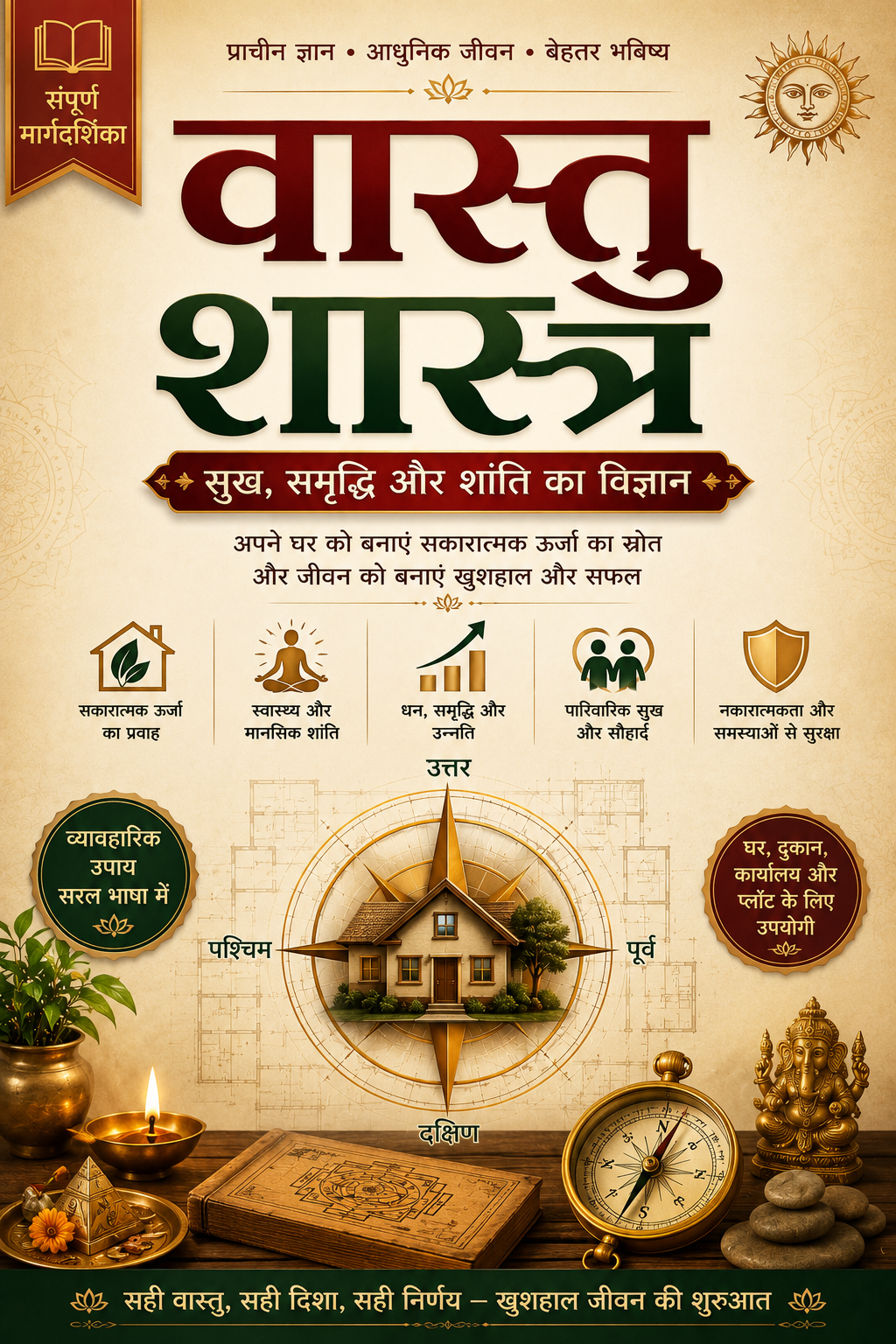 Vastu Shastra Sampoorna Margdarshika Hindi eBook cover